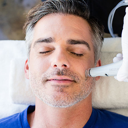 Hydrafacial on male